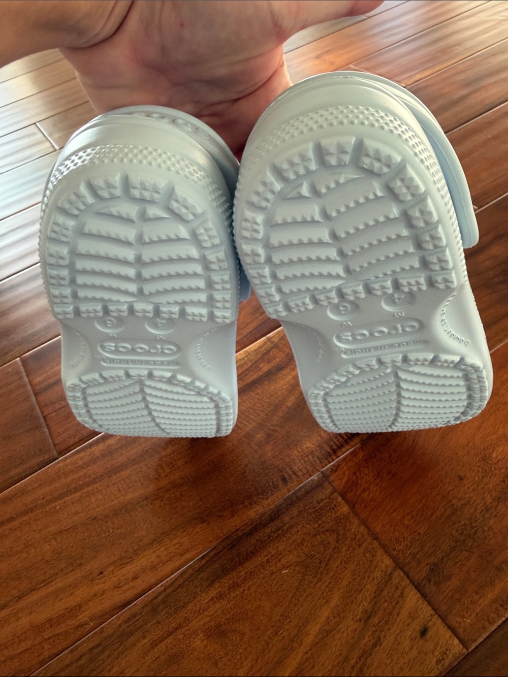 CROCS Classic Kids Clogs in Pale Blue - Picture 5 of 5